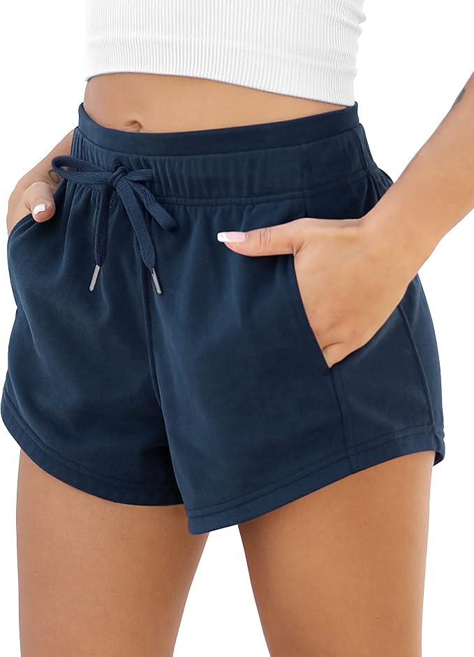 ODODOS Women's Sweat Shorts with Pockets